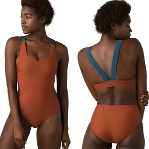 NWT PrAna Neolani One Piece Swimsuit Rust Large